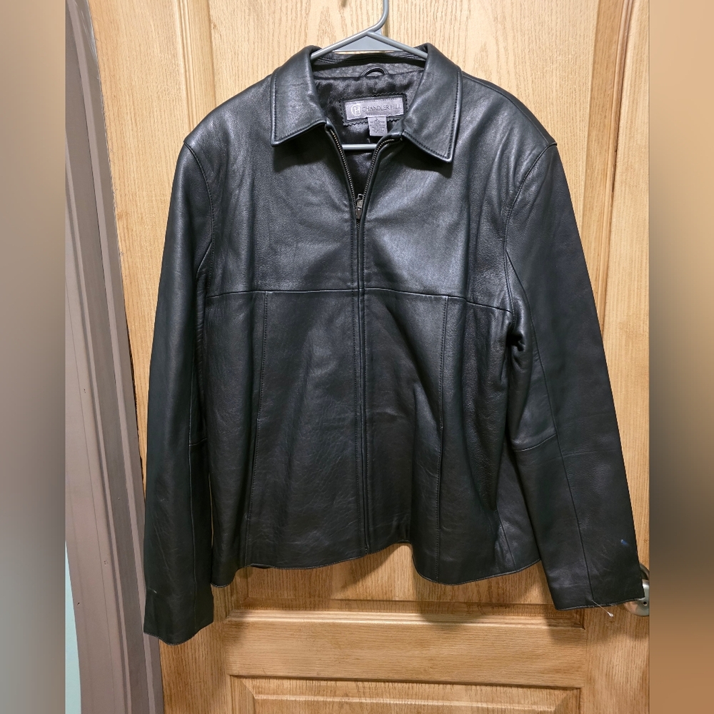 Classic Black Leather Jacket for Men